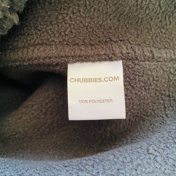 NWT Chubbies Black The Night Fleece Quarter-Zip Warm Pullover Sweatshirt Sz XL - Picture 5 of 12